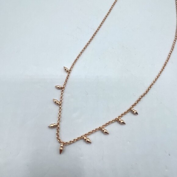 Kendra Scott Gold Spike Necklace - Picture 4 of 7